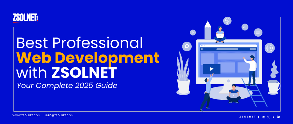 professional website development process with ZSOLNET team